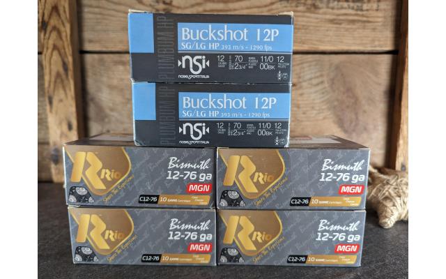 60 Rounds of 12Gauge Ammo RIO & Nobel Sport
