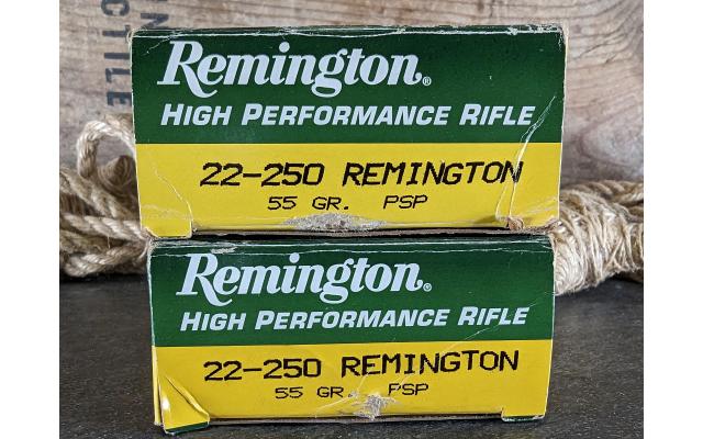 35 Rounds of Remington 22-250Rem 55Grain Ammo