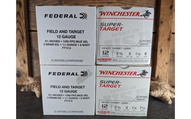 100 Rounds of Winchester/ Federal 12Gauge Ammo