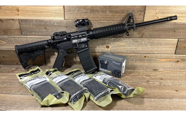 Smith & Wesson M&P15 16" 5.59NATO w/ Sig Sauer Romeo5 Optic, in Original Box - Pre-Owned