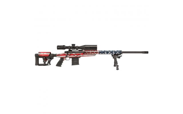 Howa M1500 24" American Flag Bolt Rifle, Heavy-Threaded 6.5 Creedmoor - NEW!
