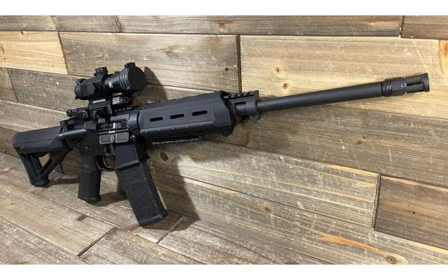 Ruger AR556 16" 5.56NATO w/ Redfield Counterstrike Red Dot Optic, in original box - Pre-Owned