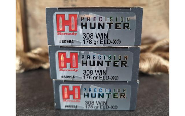 60 Rounds of Hornady .308Win 178Gr Ammo