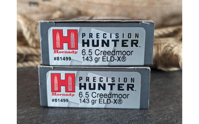 40 Rounds of Hornady 6.5Creedmoor Ammo
