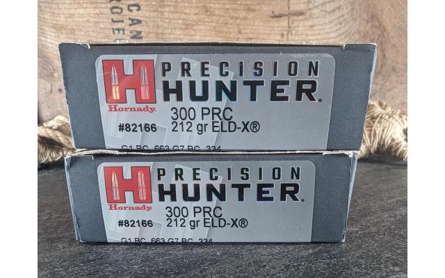 40 Rounds of Hornady 300PRC 212Gr Ammo
