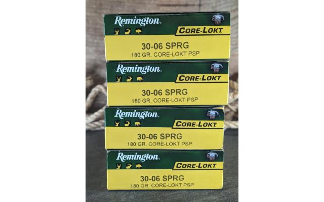 80 Rounds of Remington 30-06Sprg 180Gr Ammo