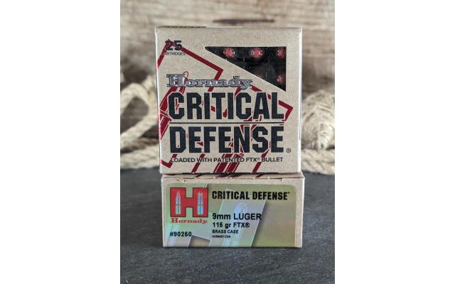 50 Rounds of Hornady 9mm HP Ammo