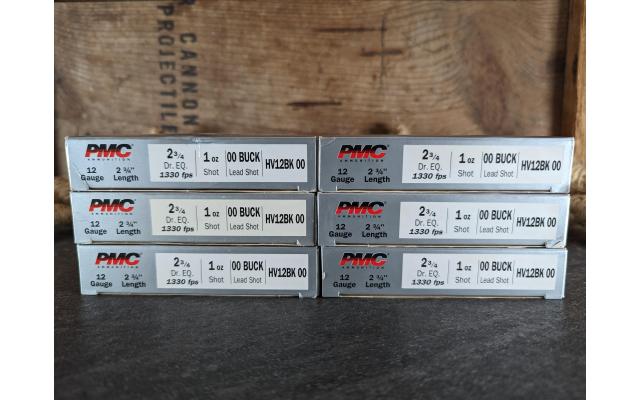 30 Rounds of PMC 00Buck 12Gauge Ammo