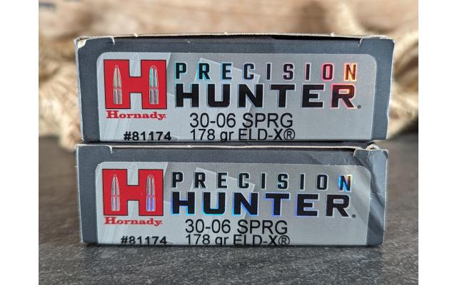 40 Rounds of Hornady 30-06Sprg 178Gr Ammo