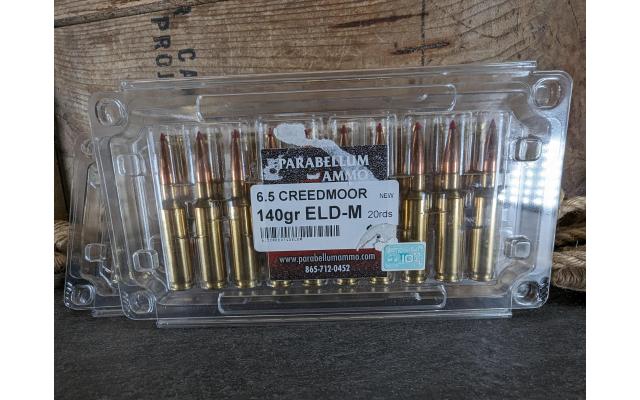 40 Rounds of Parabellum 6.5Creedmoor Ammo
