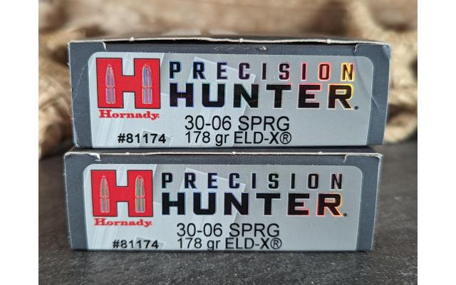 40 Rounds of Hornady Precision Hunter 30-06Sprg Ammo
