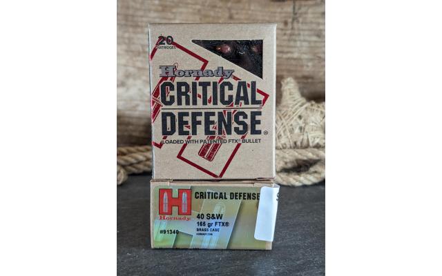 40 Rounds of Hornady .40S&W HP Ammo