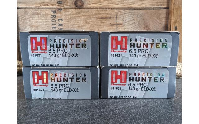 80 Rounds of Hornady Precision 6.5PRC Ammo