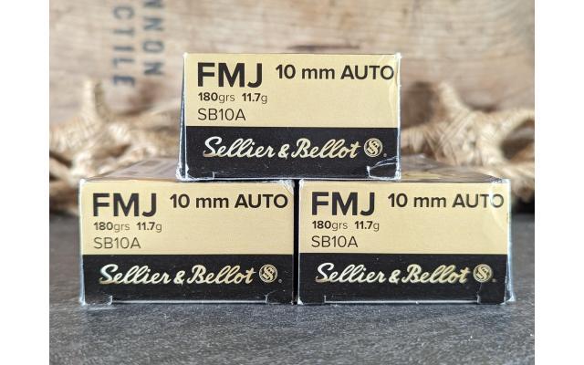 150 Rounds of Sellier & Bellot 10mm Ammo