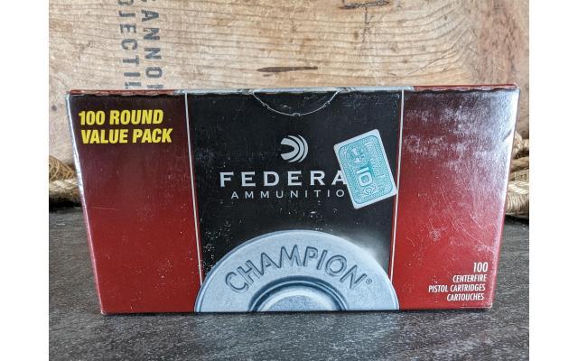 100 Rounds of Federal 230Gr .45ACP Target Ammo
