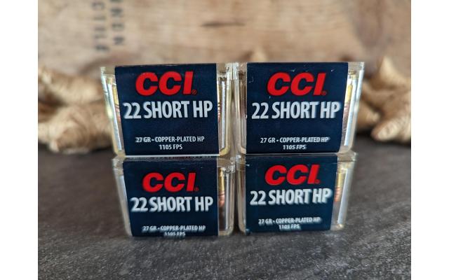 400 Rounds of CCI .22Short HP Ammo