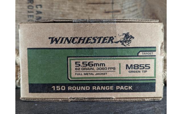 150 Rounds of Winchester M855 5.56NATO Ammo