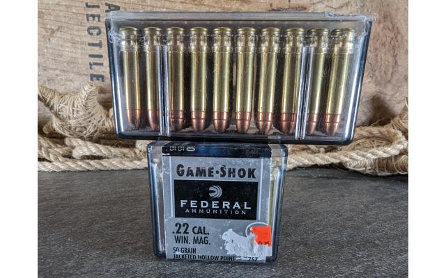 100 Rounds of Federal HP .22WMR Ammo