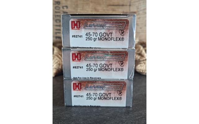 60 Rounds of Hornady 250Gr 45-70Govt Ammo