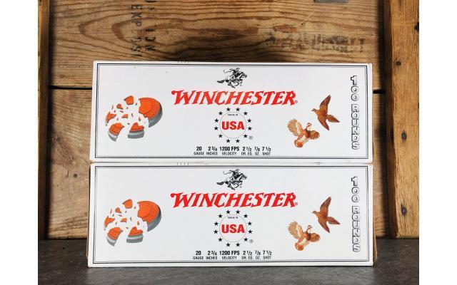200 Rounds of Winchester 20GA 2-3/4in 7-1/2 Lead Shot Ammunition