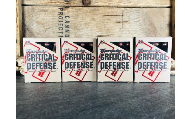 80 Rounds of Hornady Critical Defense .40S&W 165 grain FTX Ammunition