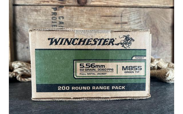 200 Rounds of Winchester M855 5.56NATO Ammo