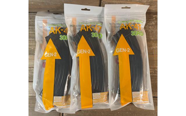 Three KCI USA AK-47 30 Round Magazines