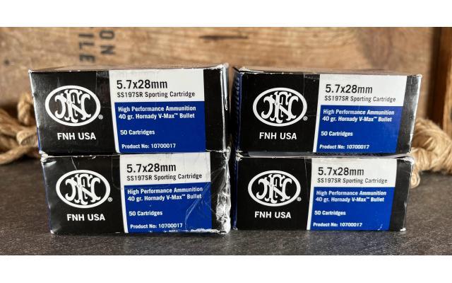 200 Rounds of FN 5.7x28mm 40Gr