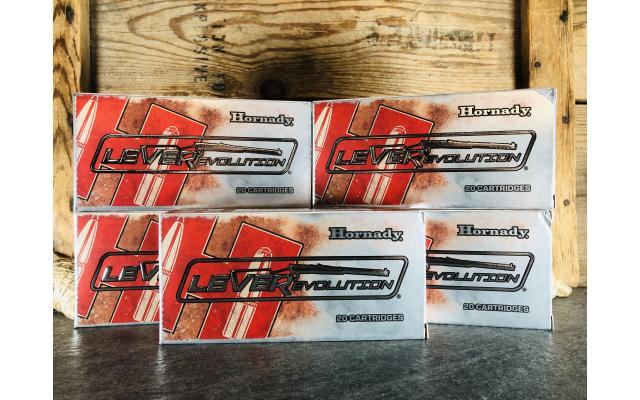 100 Rounds of Hornady LeverEvolution 45.-70 Govt 250gr MonoFlex Ammunition