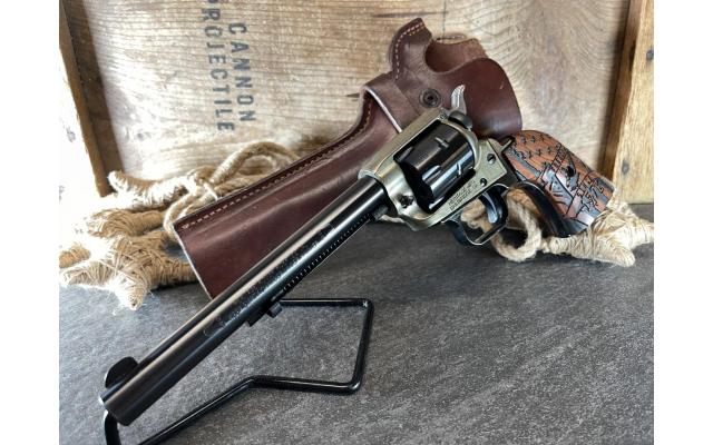 Heritage Rough Rider 6.5" .22LR w/ leather holster, no case - Pre-Owned