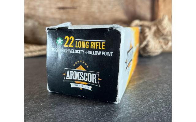 500 Rounds of Armscor .22lr 36Gr Hollow Points