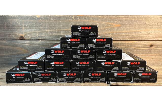 846 Rounds of Wolf 9mm Makarov 94Gr FMJ