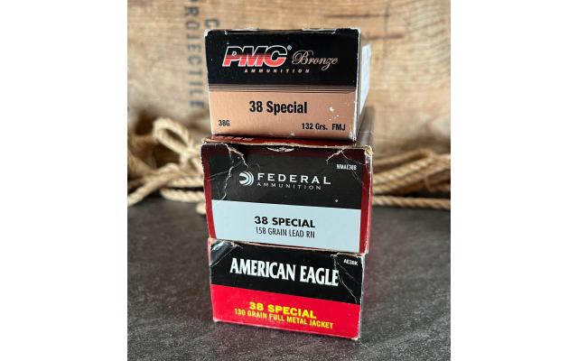 150 Rounds of .38Spl Target Ammunition