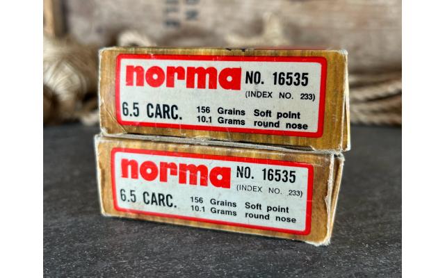 40 Rounds of Norma 6.5Carcano 156Gr Soft Point