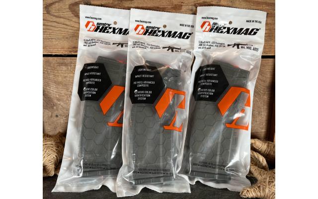 Three New Hexmag 5.56NATO 30Rd ODG Magazines