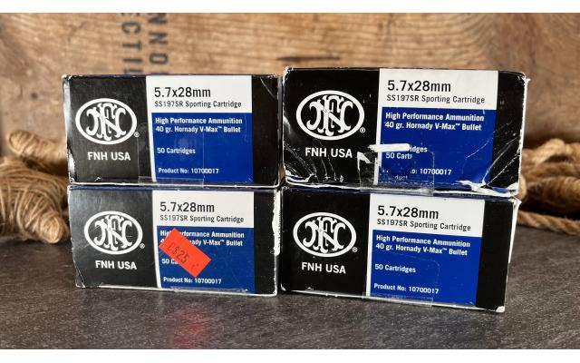 200 Rounds of FN 5.7x28mm 40Gr