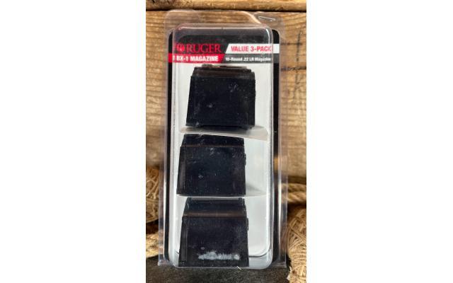New Three Pack of Ruger BX-1 10Rd .22lr Magazines