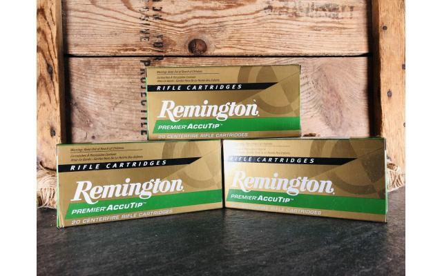 60 Rounds of Remington 22-250 50gr AccuTip-V Ammunition