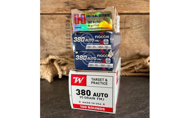 225 Rounds of .380acp Ammunition