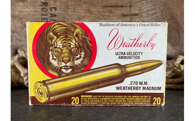 9 Rounds of .270 Weatherby Magnum 150Gr  SP