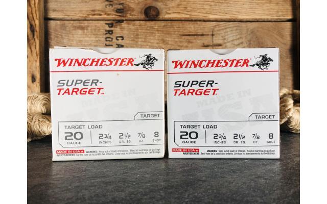 50 Rounds of Winchester 20 Gauge 2-3/4" 8 Shot Ammunition