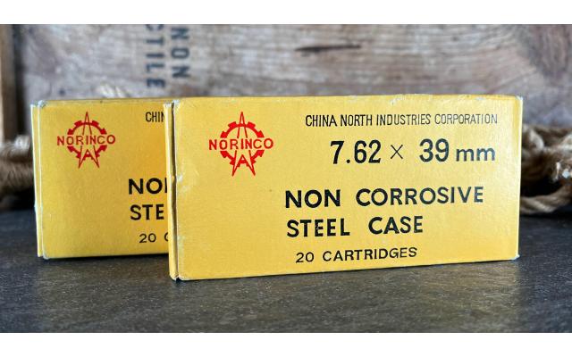 40 Rounds of Norinco 7.62x39mm Steel Case  FMJ