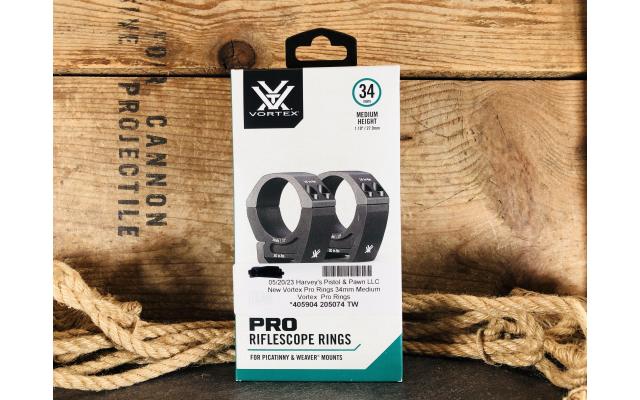 New Vortex Pro Rings 34mm Scope Rings