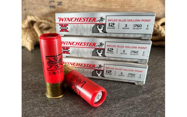 15 Rounds of Winchester Super-X 12ga Rifled Slug HP