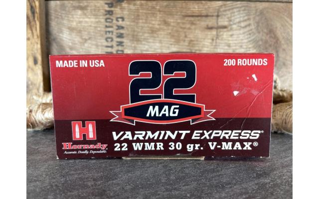 Hornady Varmint Express .22WMR 30gr 200 Rounds