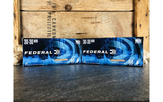 40 Rounds of Federal 30-30 150gr JSP Ammunition