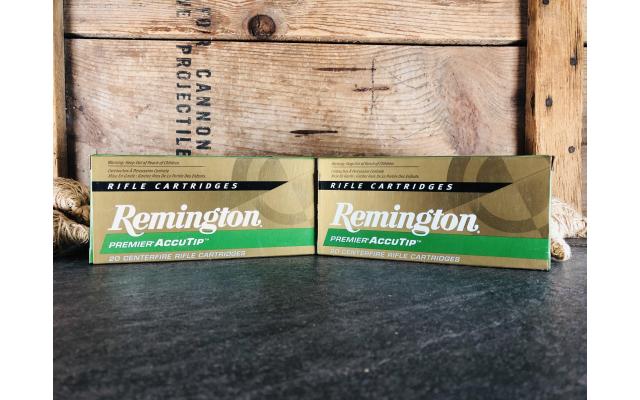 40 Rounds of Remington Premier Accutip 22-250 50gr Ammunition