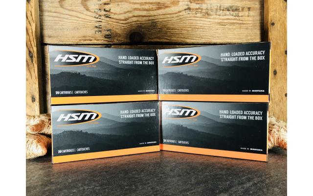 80 Rounds HSM 300 Blackout .200gr HPBT Ammunition