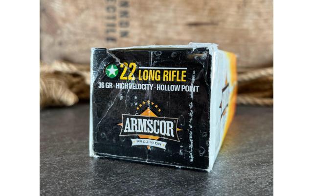 400 Rounds of Armscor .22lr 36Gr Hollow Points