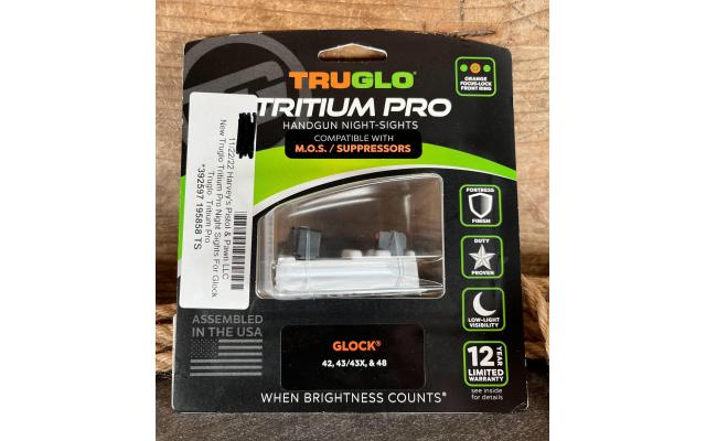 New TruGlo Tritium Pro Glock Night Sights